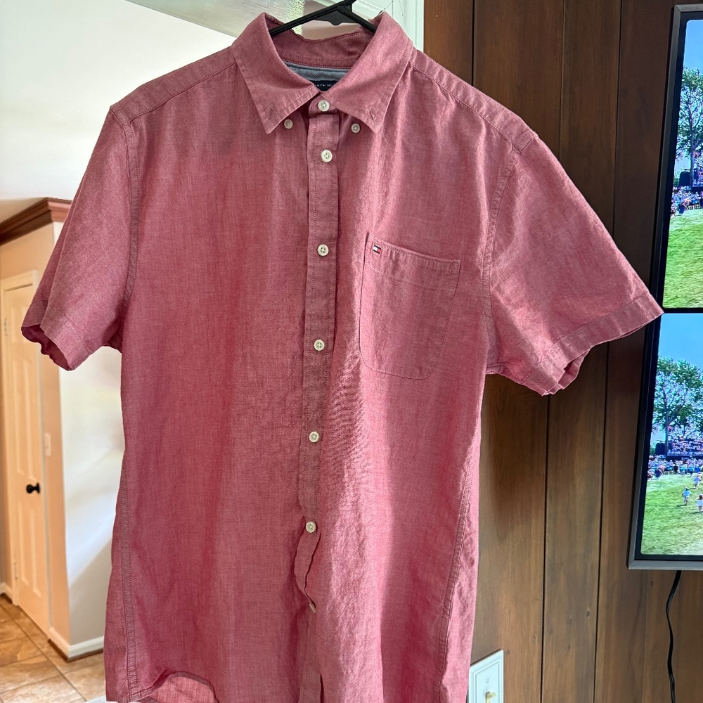 Tommy Hilfiger Short Sleeve Button Up